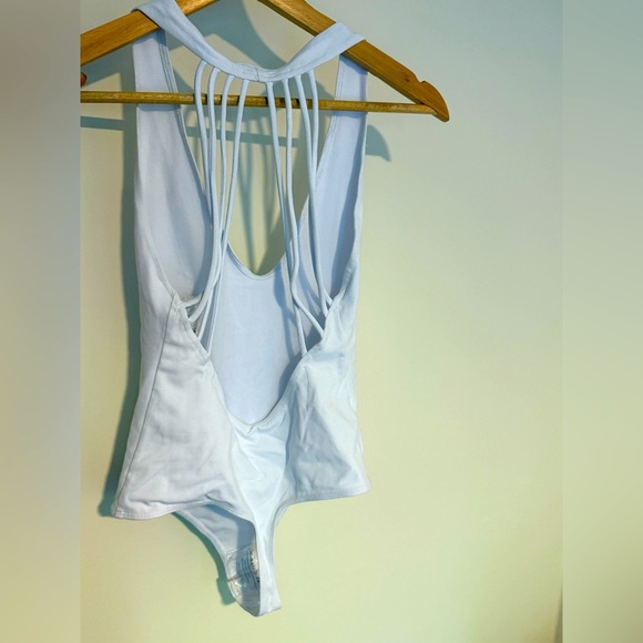Sydney Halter Bodysuit NWOT white - Picture 3 of 4